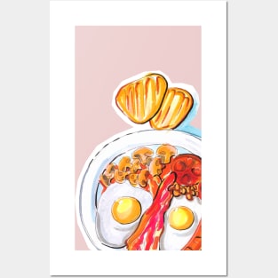 English breakfast Posters and Art